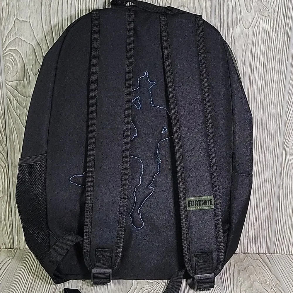 Fortnite Youth Solidify Black and Green Backpack NWT